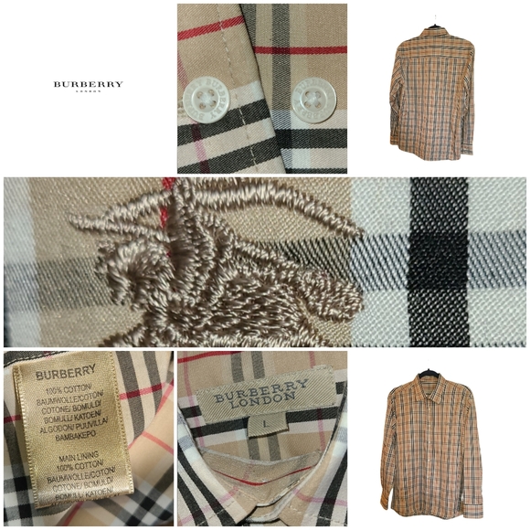 Burberry Other - BURBERRY LONDON BOY NOVA CHECK BUTTON DOWN SHIRT